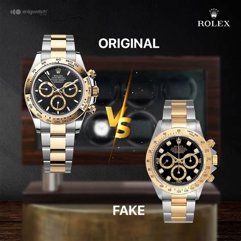 fake rolex vs real rolex